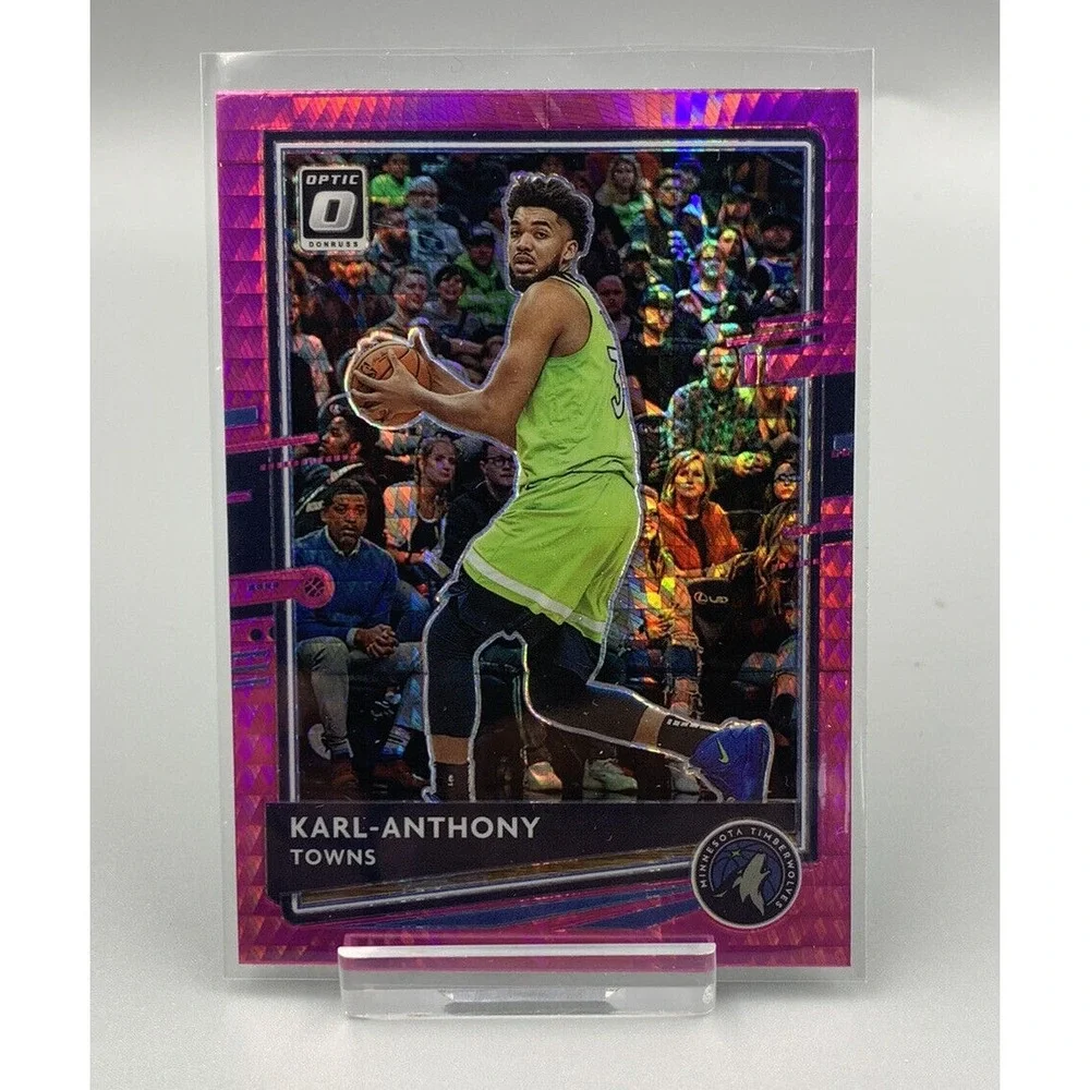 2020-21 Donruss Optic‎ - KARL-ANTHONY TOWNS Pink Hyper Prizm #79 Minnesota